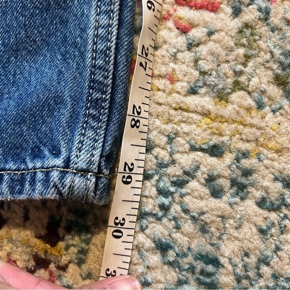 Levi’s Woman's blue Low Pro Straight jeans distressed - Picture 4 of 7